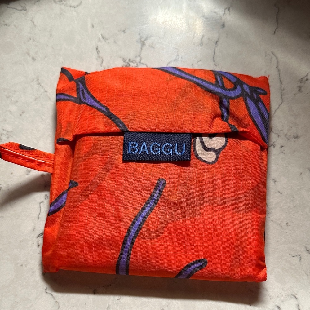 Baggu Standard Reusable Tote - Red Snapdragon
